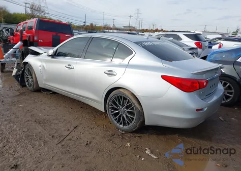 2016 Infiniti Q50 2.0T Base/2.0T Premium из США, поврежденный, VIN JN1CV7AR6GM252748